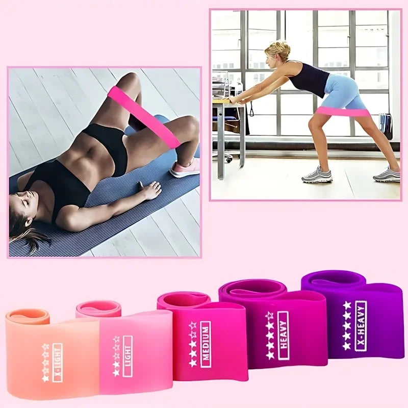 Yoga Resistance Band Squats Durable