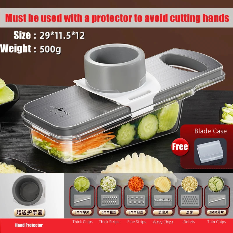 Anti-bacterial Magic Chopper Vegetable Slicer