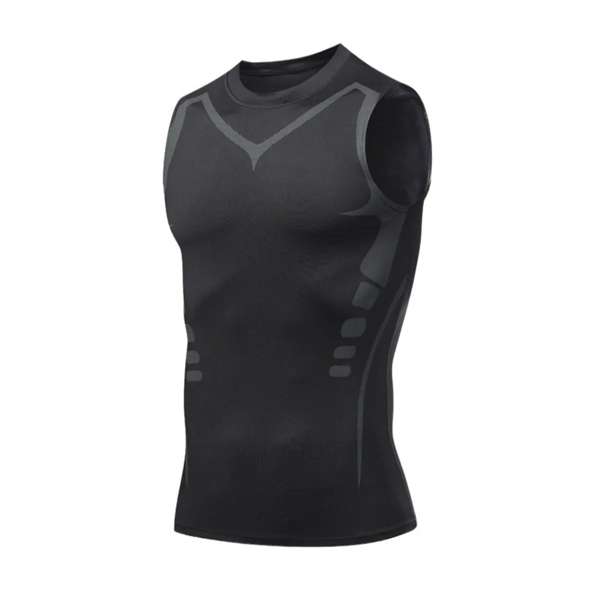 New Summer Fitness Compression Shirt For Men Shaping Sleeveless