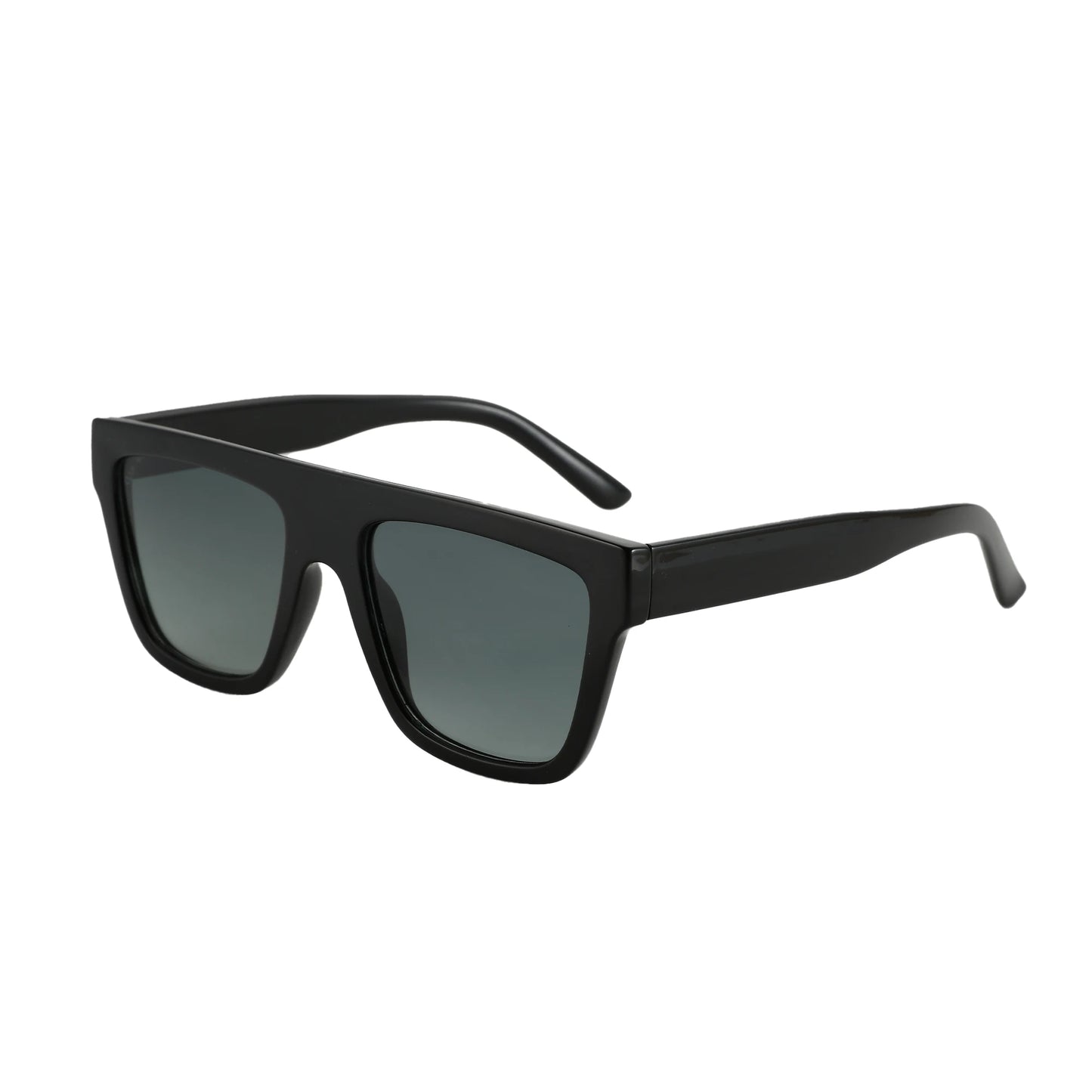 Retro Square Polarized Sunglasses Women Men Acetate