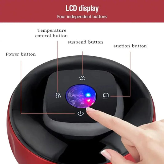 Intelligent vacuum cupping massager