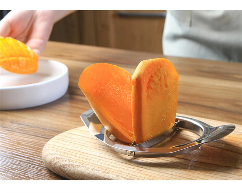 Fruit Corer Mango Slicer Mango Peeler Stainless Steel