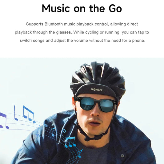 AI Smart Glasses New Interaction With Camera Photo