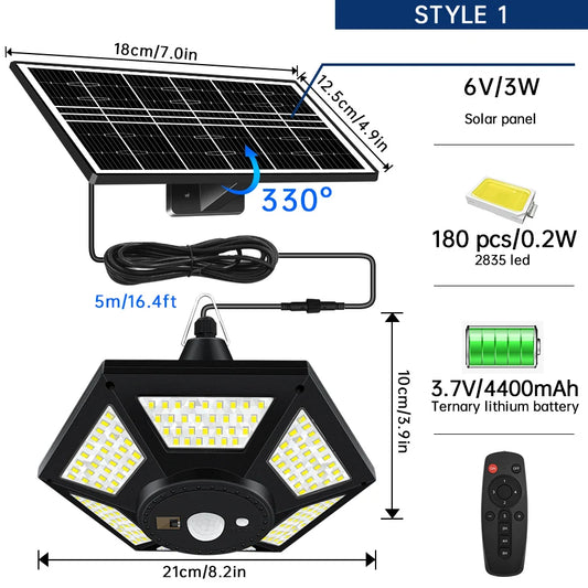 Solar Shed Light Solar Pendant Light Indoor Outdoor