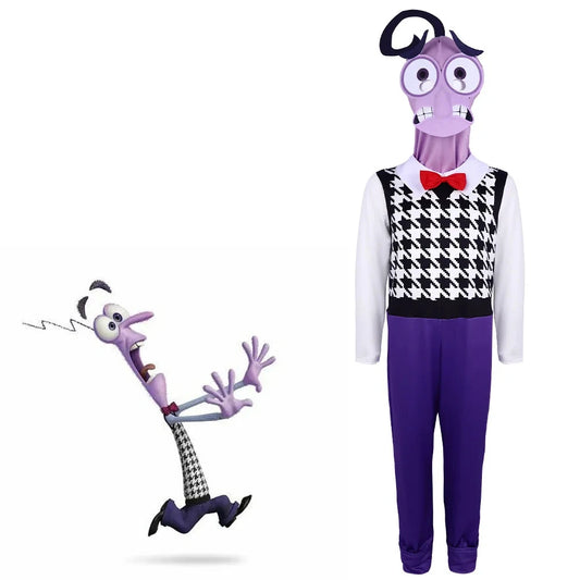 Anime Movie Inside Out Joy Cospaly Costume Disgust