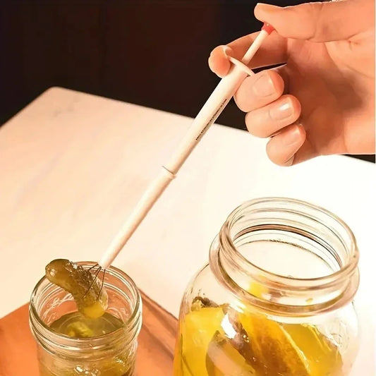 Plastic Pickle Clipper Tool No Mess Pickle Picker