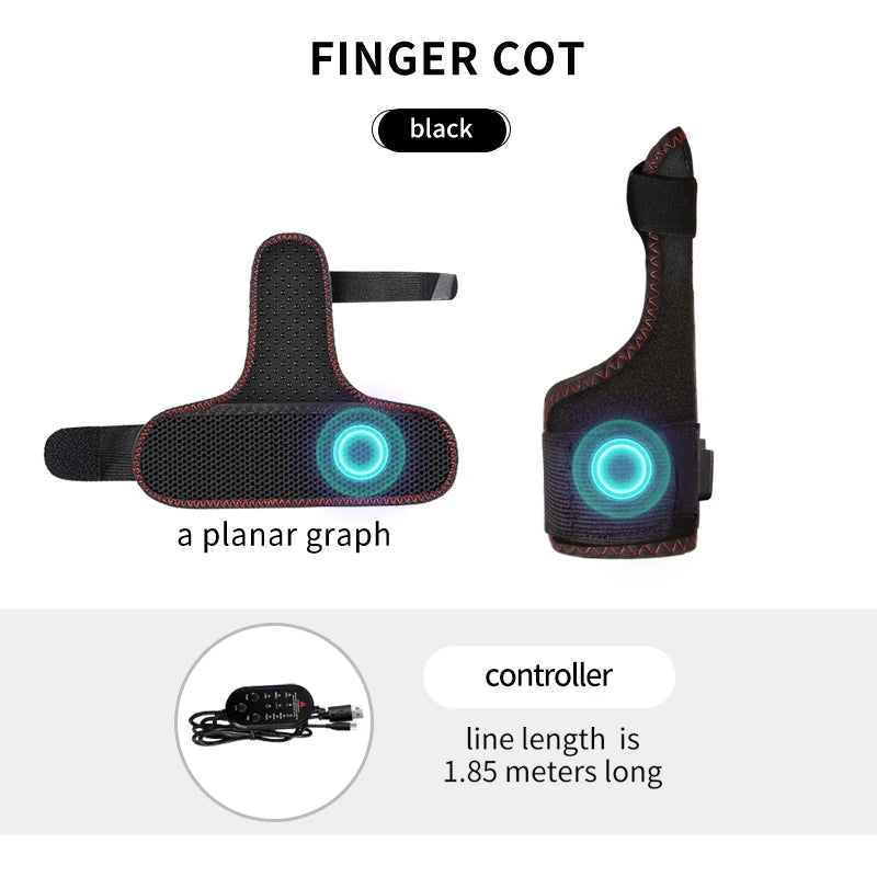 Electric Heating Thumb Support - Vibration Massager Hot Compress