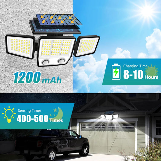 Solar Motion Sensor Outdoor Lights LED Outdoor Solar Garden
