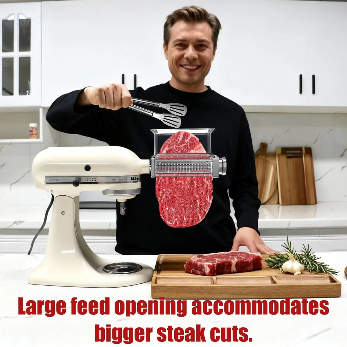 For KitchenAid Vertical Mixer Adjustable Meat Tenderizer