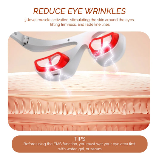 Electric Eye Massager Red Light Relieves Eye Fatigue