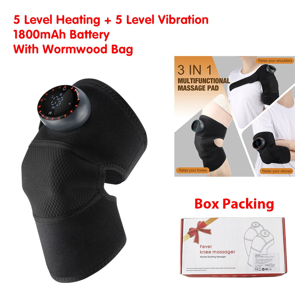 Rechargeable Knee Massager 3 Gear Vibration Massage
