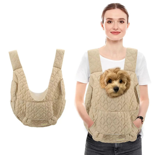 Soft Dog Carrier Cat Backpack Chest Bag Outdoor Bag