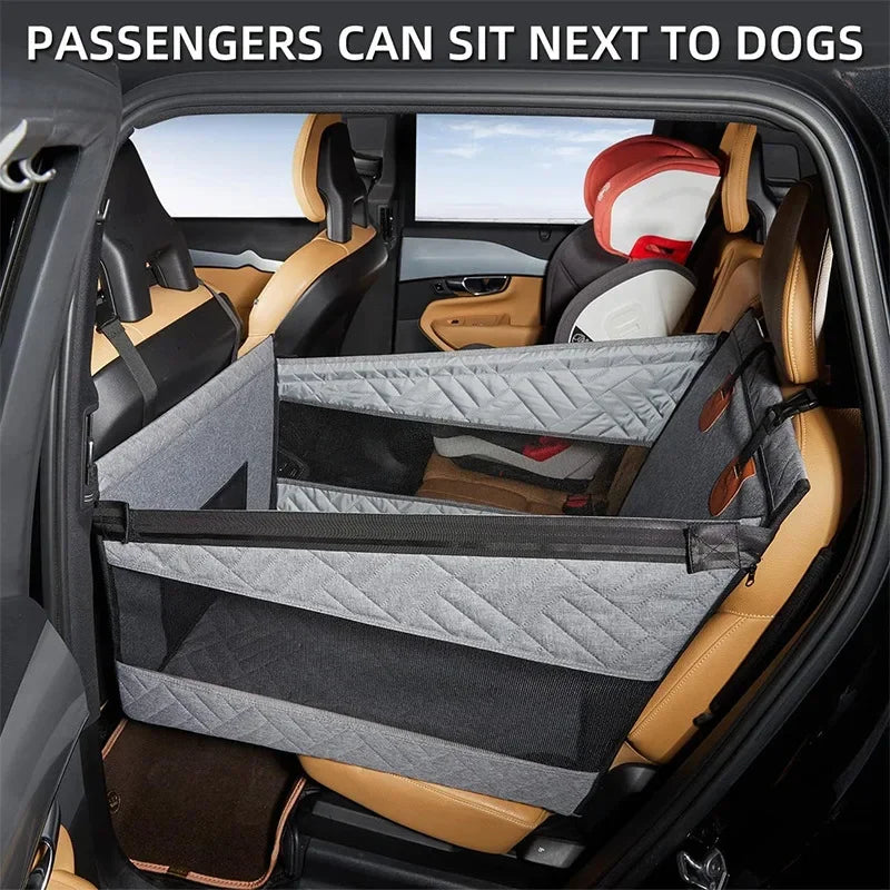 Pet Car Nest Bed Full Coverage Back Seat Hammock Extender