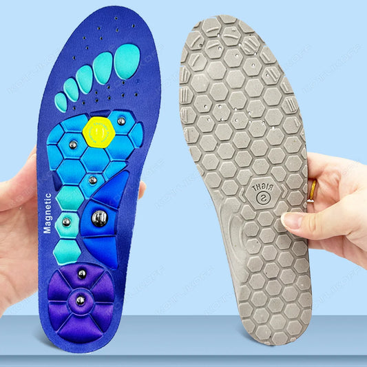 Medical Magnetic Therapy Sports Insoles Massage Foot