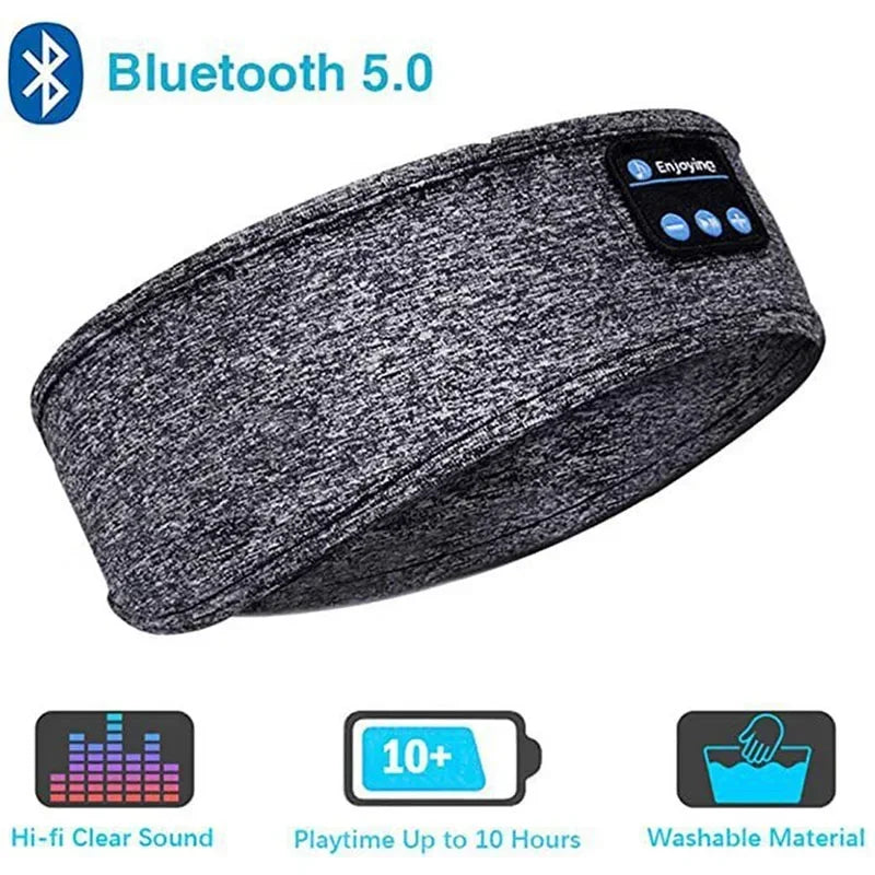 Bluetooth Earphones Sports Side Sleeping Headband Elastic