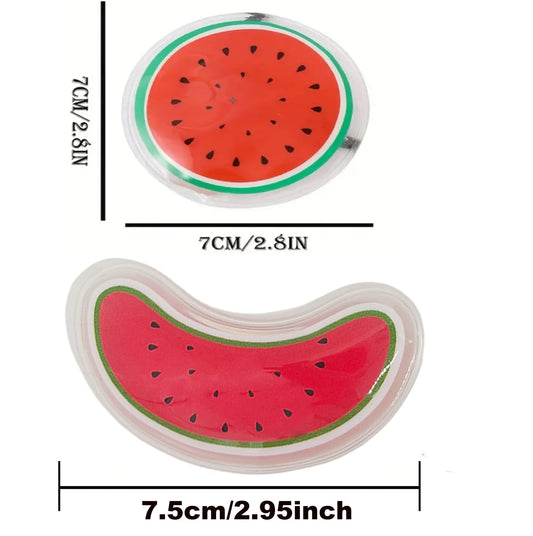 Fruit-Themed Gel Eye Mask – Hot & Cold Compress Pads