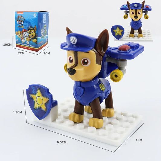 Paw Patrol Action Figure Anime Toy Chase Marshall