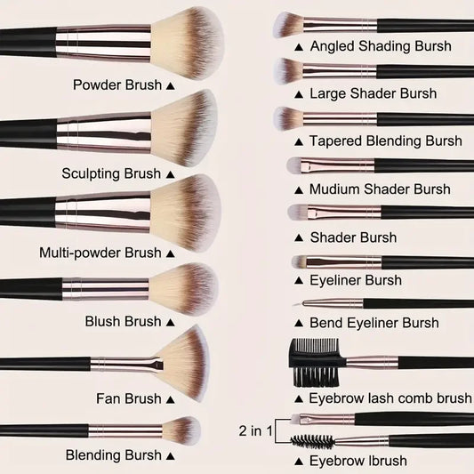 Makeup Brushes Set Professional Soft Fluffy Beauty Tool