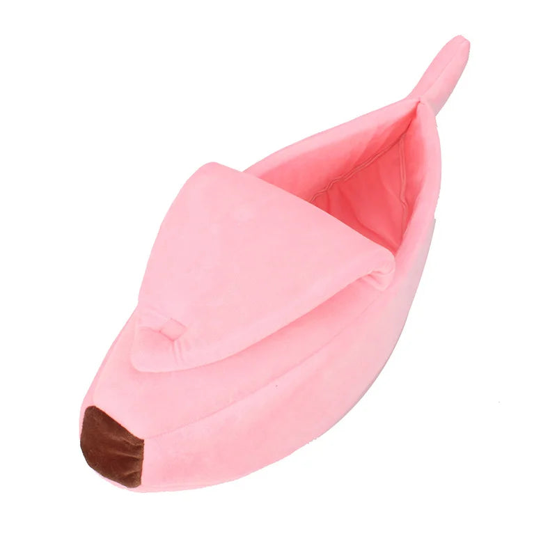 Cute Cats Beds Deep Sleep Comfort In Winter Bed Banana Shape