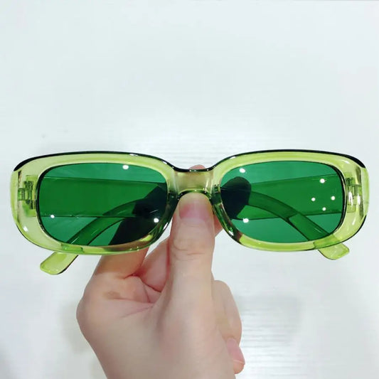 Small Rectangle Pattern Sunglasses For Women