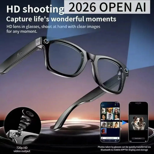 TOP 1 for Meta AI Smart Glasses 13MP Camera Video Recording