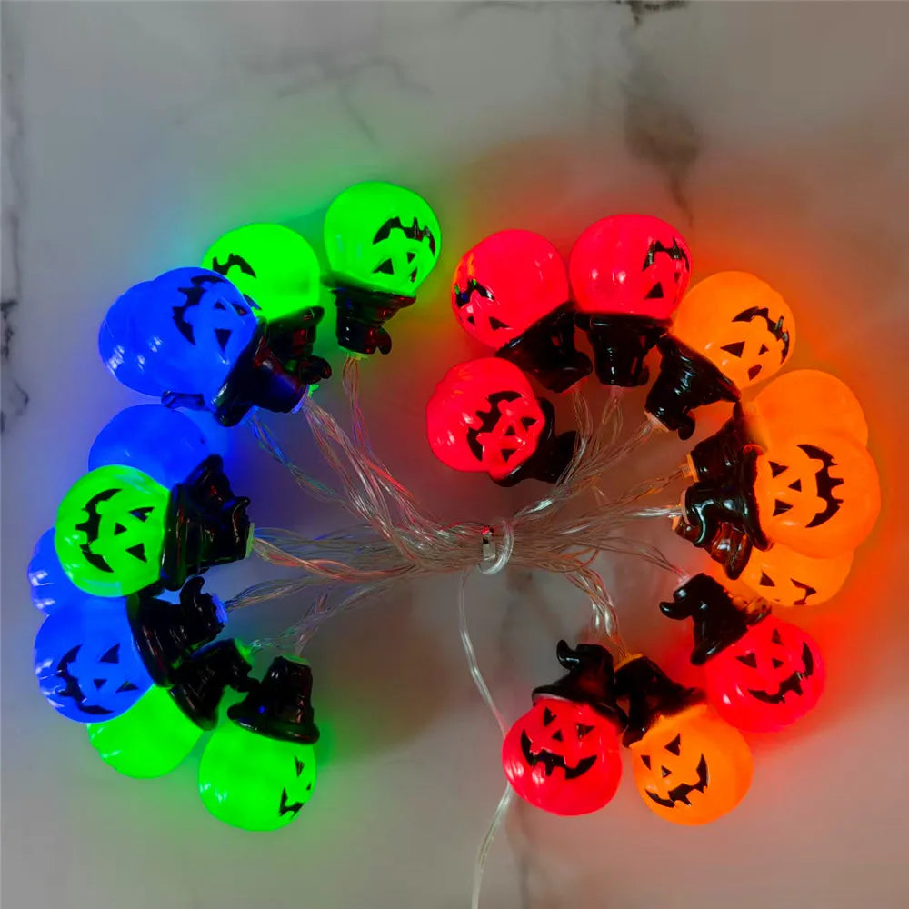 Pumpkin String Lights For Easter, Halloween, Christmas Room Decor