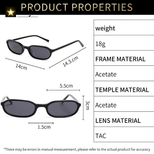 Summer Polarized Sunglasses Women Small Frame
