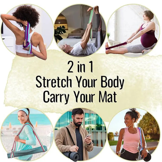 Adjustable Non Slip Strap, Suitable for Yoga Pilates