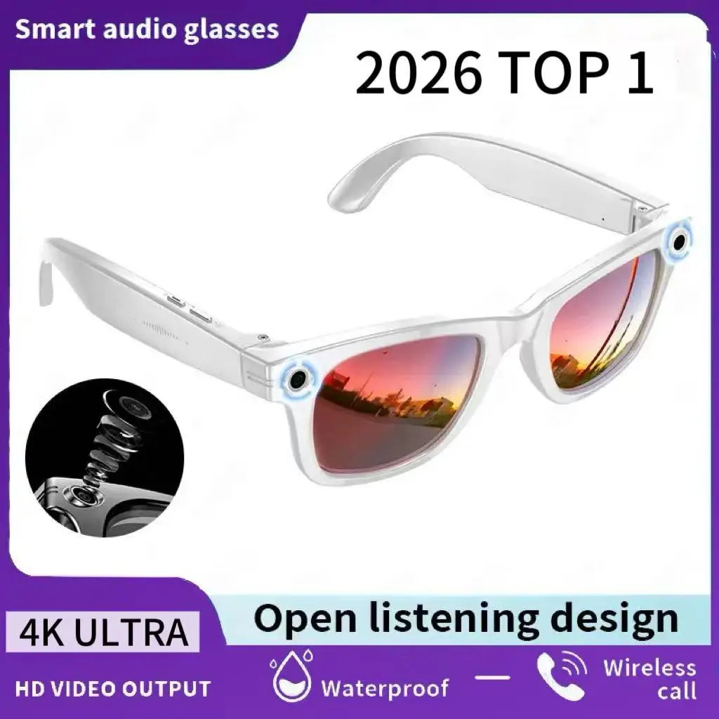 TOP 1 for Meta AI Smart Glasses 13MP Camera Video Recording