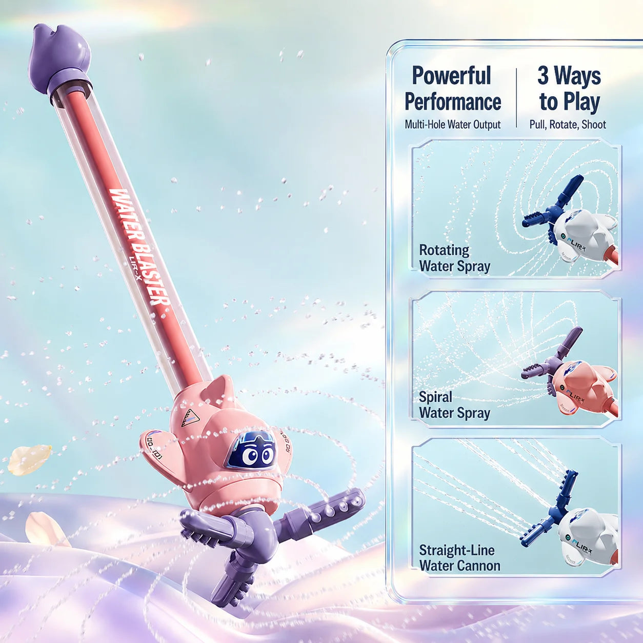 Magic Fairy Wand Water Gun Sparkling Summer Water Play Toy
