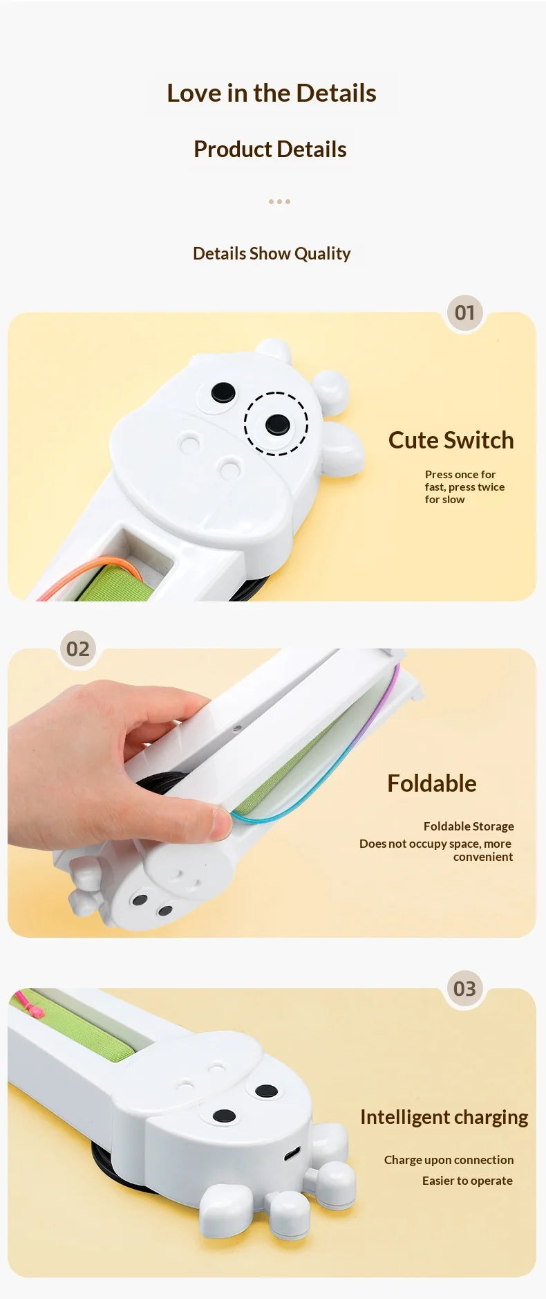 Automatic Interactive Cat Toy Wall Mounted Cat Teaser Wand