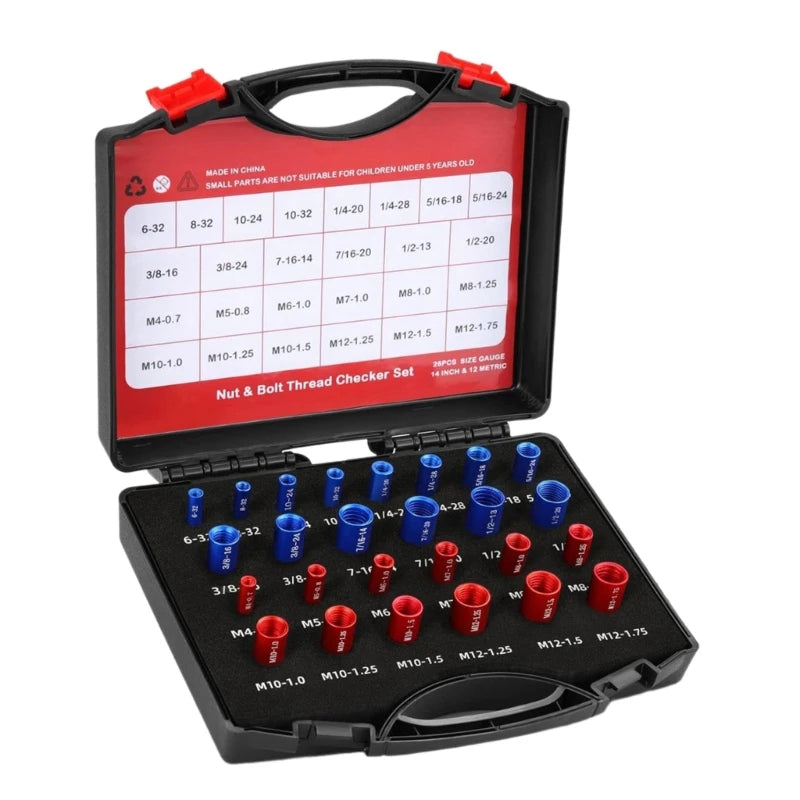 Nut and Bolt Thread Checker Aluminums Thread Checker