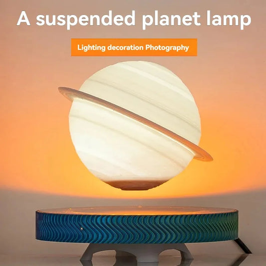 Magnetic Levitating Bulb Saturn Moon Lamp Levitating Table Lamp