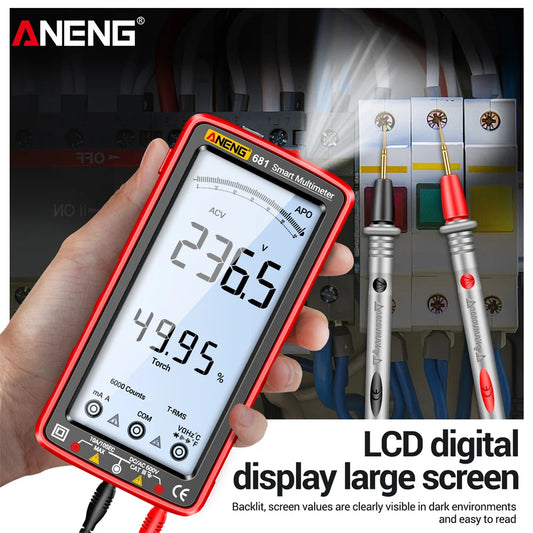 681 Rechargeable Digital Professional Multimeter Voltage Tester