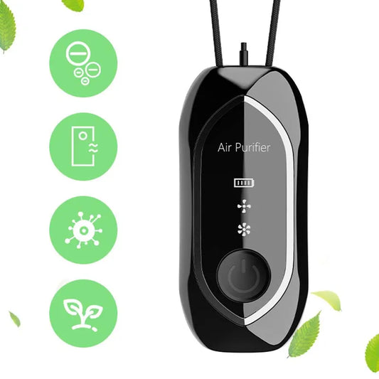 Mini Wearable Necklace Portable Air Purifier