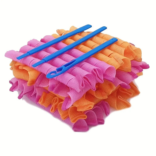 Magic Hair Curlers Spiral Rod Set Heatless Curling Rods