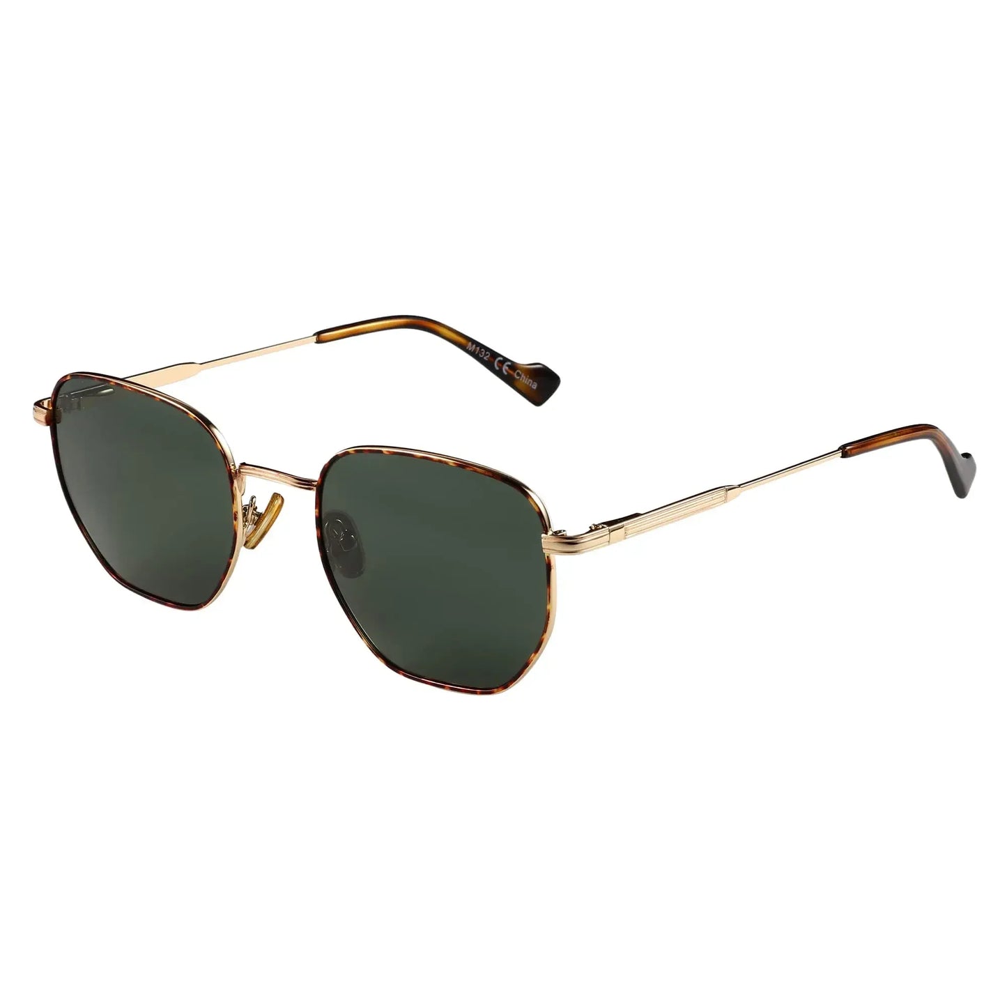 Fashion Hexagon Polarized Retro Sunglasses for Men Women-Vintage