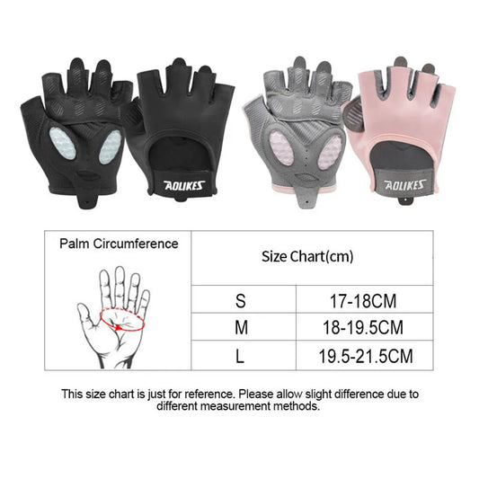 Fitness Cycling Gloves Men Women Anti Slip Shock-Absorbing