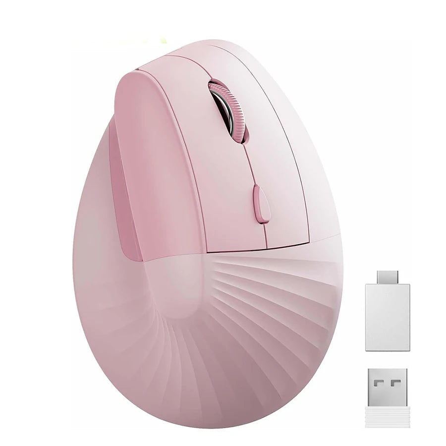Vertical Wireless Type C Rechargeable Ergonomic Mice