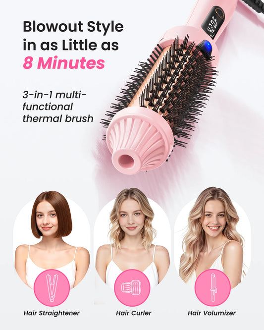 Thermal Brush Blowout Boost 1.5 inch Heated Round Brush