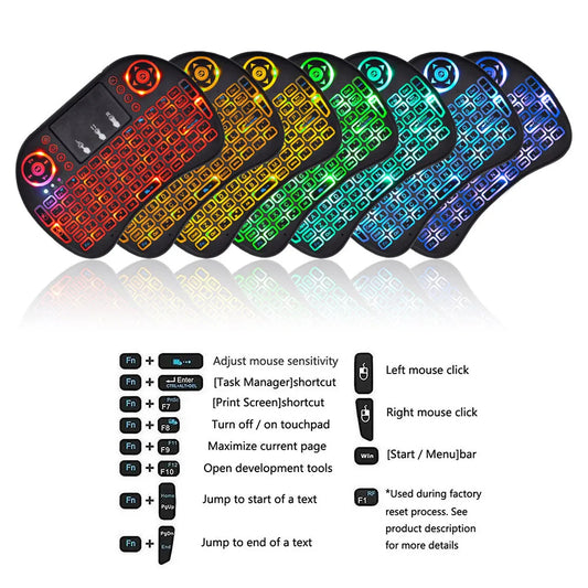 2.4G Air Mouse with Touchpad Keyboard Mini Wireless