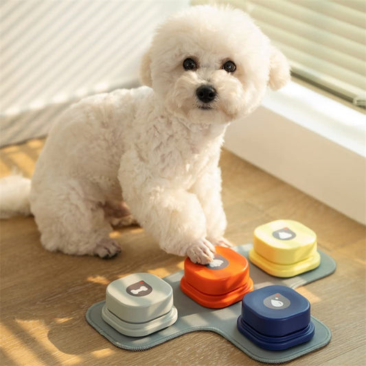 4 Colors Pet Communication Button One-click Prevent Physical Inactivity