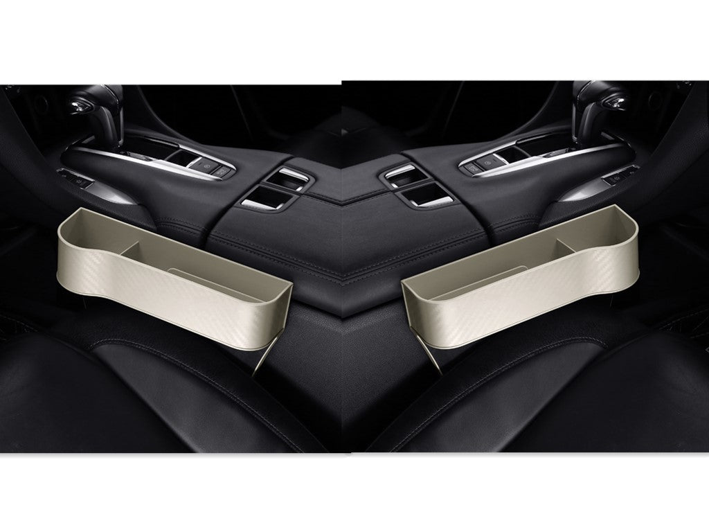 Car Organizer Seat Gap Storage Box PU Case Pocket Car Seat Side Slit l