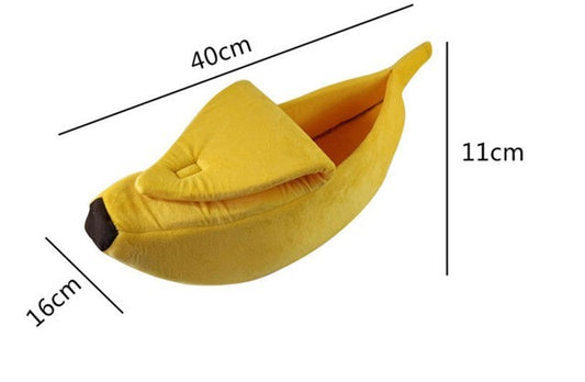 Pet House Dog Bed Banana Shape Dog House Cute Pet Kennel