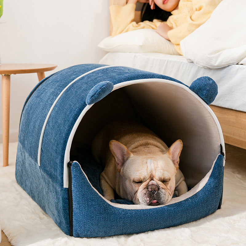 The Kennel Keeps Warm In Winter Removable And Washable