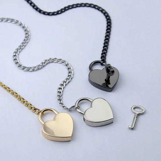 Fashion Jewelry New Slip Chain Necklace Heart O-Ring