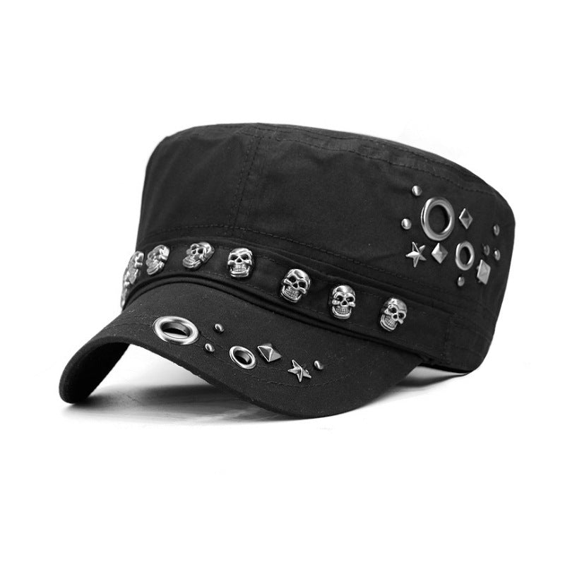 Skull studded flat
