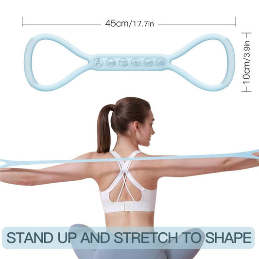 8-character Puller 8-character Silicone Yoga Auxiliary Home Elastic Band