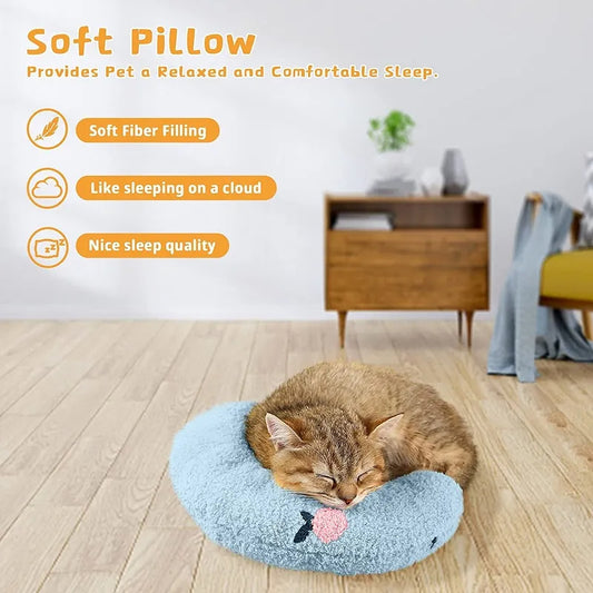 Little Pillow For Cats Fashion Neck Protector Deep Sleep Puppy U-Shaped