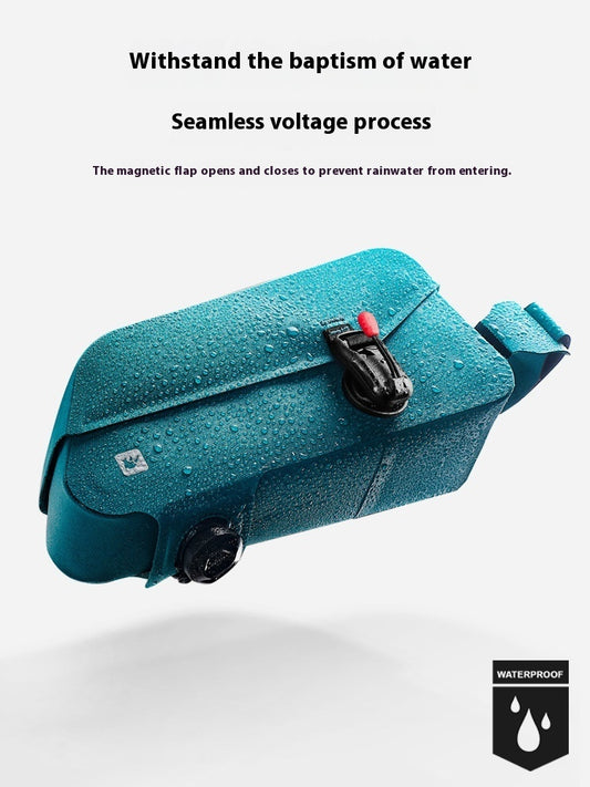 Magnetic Waterproof Bicycle Tube Bag Quick Release Buckle Car Beam Package